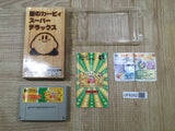 Kirby Super Deluxe Star Kirby's Fun Pak Boxed Super Famicom SNES Japan - UF6282