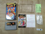 Street Fighter II 2 Boxed Nintendo Super Famicom SNES Japan - UF6287