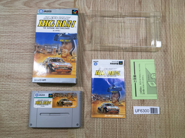 Big Run The Supreme 4WD Challenge Boxed Super Famicom SNES Japan