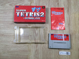 Super Tetris 2 + Bombliss Boxed Nintendo Super Famicom SNES Japan - UF6310