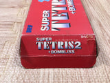 Super Tetris 2 + Bombliss Boxed Nintendo Super Famicom SNES Japan - UF6310