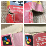 Super Mario Kart Boxed Nintendo Super Famicom SNES Japan - UF6442