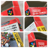 Super Mario Kart Boxed Nintendo Super Famicom SNES Japan - UF6443