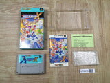 Rockman X Megaman Boxed Nintendo Super Famicom SNES Japan - UF6470