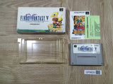 Final Fantasy 5 V Boxed Nintendo Super Famicom SNES Japan - UF6620