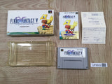 Final Fantasy 5 V Boxed Nintendo Super Famicom SNES Japan - UF6622