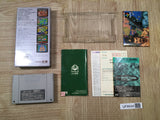 Super Nobunaga no Yabou Bushou Fuuunroku Boxed Super Famicom SNES Japan - UF6644