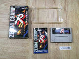 Zero 4 Champ RR Boxed Nintendo Super Famicom SNES Japan - UF6656
