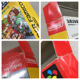 Super Mario Kart Boxed Nintendo Super Famicom SNES Japan - UF6691
