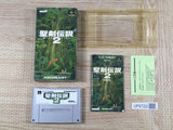 Seiken Densetsu 2 Secret of Mana Boxed Super Famicom SNES Japan - UF6722