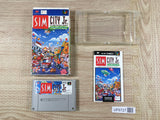 SimCity Jr. SimTown Boxed Nintendo Super Famicom SNES Japan - UF6727