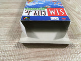 SimCity Jr. SimTown Boxed Nintendo Super Famicom SNES Japan - UF6727