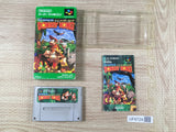 Super Donkey Kong Country Boxed Nintendo Super Famicom SNES Japan - UF6729