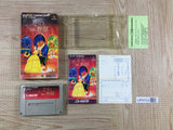 Disney's Beauty and the Beast Boxed Nintendo Super Famicom SNES Japan - UF6733