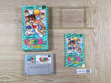 Kunio kun Dodge Ball dayo Zenin Shuugou! Boxed Super Famicom SNES Japan - UF6750