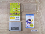 Nekketsu Baseball Monogatari Kunio Kun Boxed Super Famicom SNES Japan - UF6751