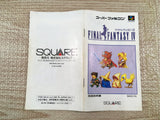 Final Fantasy IV 4 Boxed Nintendo Super Famicom SNES Japan - UF6787