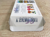Final Fantasy 5 V Boxed Nintendo Super Famicom SNES Japan - UF6895
