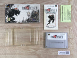 Final Fantasy VI 6 Boxed Nintendo Super Famicom SNES Japan - UF6896