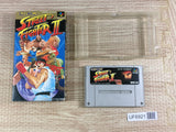 Street Fighter II 2 Boxed Nintendo Super Famicom SNES Japan - UF6921
