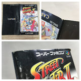 Street Fighter II 2 Boxed Nintendo Super Famicom SNES Japan - UF6922