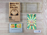 Kirby Super Deluxe Star Kirby's Fun Pak Boxed Super Famicom SNES Japan - UF6994