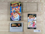 Street Fighter II 2 Boxed Nintendo Super Famicom SNES Japan - UF6999