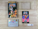 Super Street Fighter II 2 Boxed Nintendo Super Famicom SNES Japan - UF7000