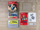Mario's Super Picross Boxed Nintendo Super Famicom SNES Japan - UF7118