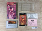 Indiana Jones' Greatest Adventures Boxed Super Famicom SNES Japan - UF7149