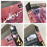 Indiana Jones' Greatest Adventures Boxed Super Famicom SNES Japan - UF7149