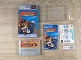 Wild Trax Stunt Race FX Boxed Nintendo Super Famicom SNES Japan - UF7170