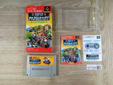 Super Mario Kart Boxed Nintendo Super Famicom SNES Japan - UF7208