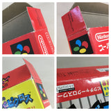 Mario's Super Picross Boxed Nintendo Super Famicom SNES Japan - UF7211