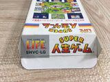The Game of Life Super Jinsei Game Boxed Super Famicom SNES Japan - UF7278