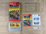 Super Mario Kart Boxed Nintendo Super Famicom SNES Japan - UF7303