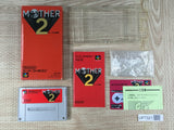 Mother 2 EarthBound Boxed Nintendo Super Famicom SNES Japan - UF7321