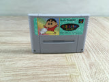 Crayon Shinchan Arashi wo Yobu Enji Boxed Super Famicom SNES Japan - UF7431
