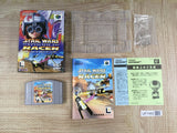 Star Wars Episode 1 Racer Boxed Nintendo N64 Japan - UF7483