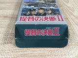 P.T.O. II 2 Teitoku no Ketsudan TPO Boxed Super Famicom SNES Japan - UF7545