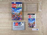 SimCity Jr. SimTown Boxed Nintendo Super Famicom SNES Japan - UF7548