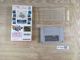 Super Mario Kart Boxed Nintendo Super Famicom SNES Japan - UF7666