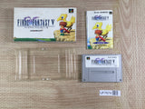 Final Fantasy 5 V Boxed Nintendo Super Famicom SNES Japan - UF7674