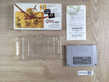 Chrono Trigger Boxed Nintendo Super Famicom SNES Japan - UF7678