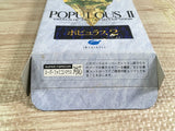 Populous 2 Trials of the Olympian Gods Boxed Super Famicom SNES Japan - UF7688