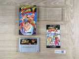 Street Fighter II 2 Boxed Nintendo Super Famicom SNES Japan - UF7700