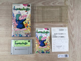 Lemmings Boxed Nintendo Super Famicom SNES Japan - UF7853
