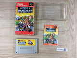 Super Mario Kart Boxed Nintendo Super Famicom SNES Japan - UF7988