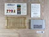 Final Fantasy 5 V Boxed Nintendo Super Famicom SNES Japan - UF8086