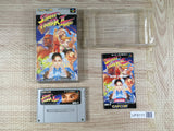 Street Fighter II 2 Turbo Boxed Nintendo Super Famicom SNES Japan - UF8111
